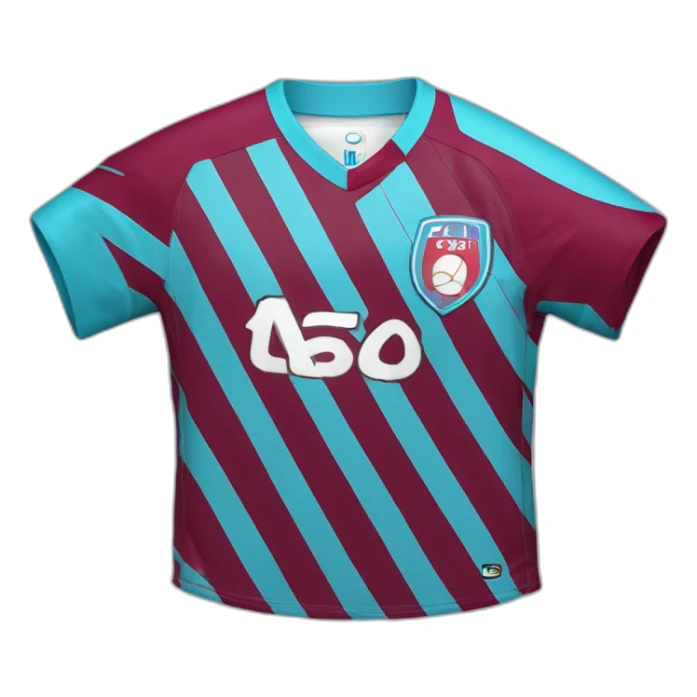 Trabzonspor stryped football jersey sticker