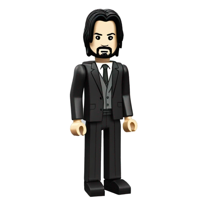 KEANU REEVES lego full body sticker