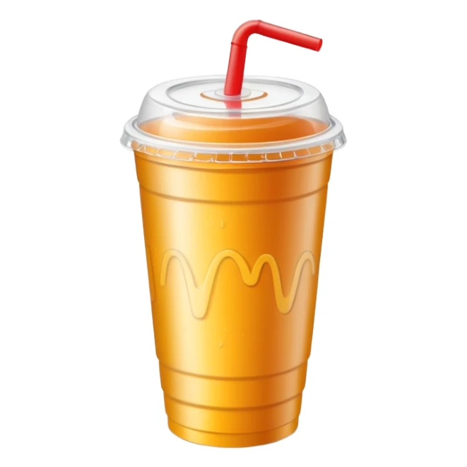 soft drink cup from a fast food restaurant with a lid sticker