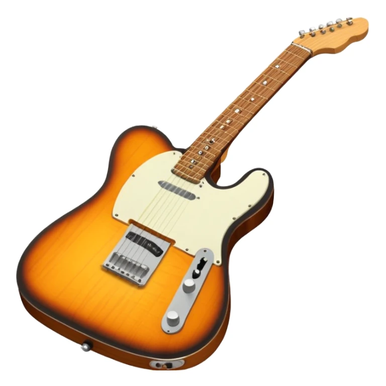 Guitare télécaster sticker