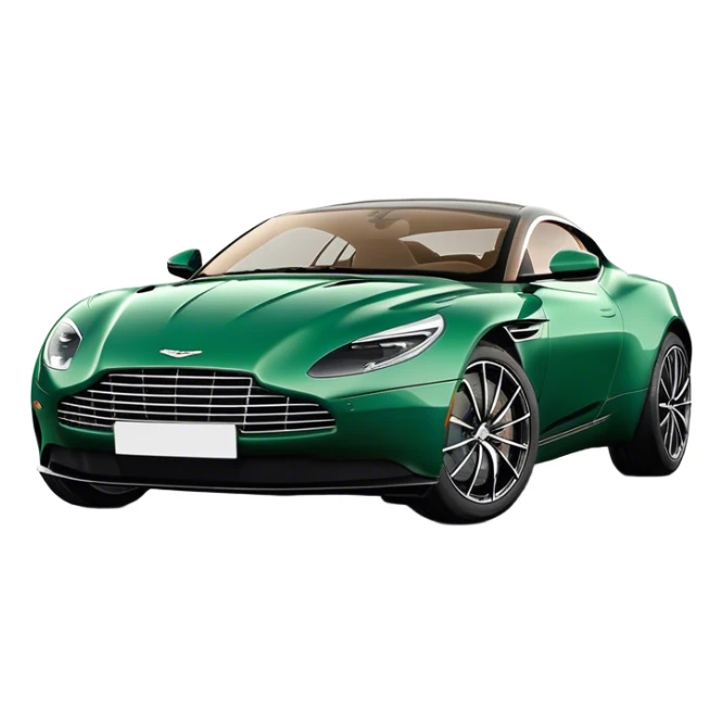 Aston Martin DB11 - Aston Martin (Model Year: 2022) (Iconic colour: Green) sticker