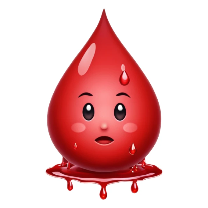 alot of blood drop sticker