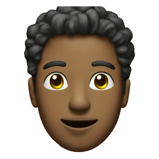 A guy with heart eyes tongue out and flowers  sticker