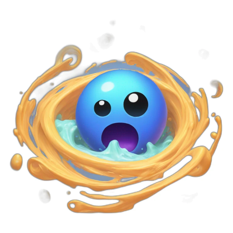 SLIME swirl LIKE PORTAL sticker