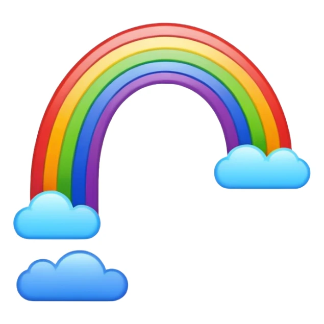 rainbows sticker
