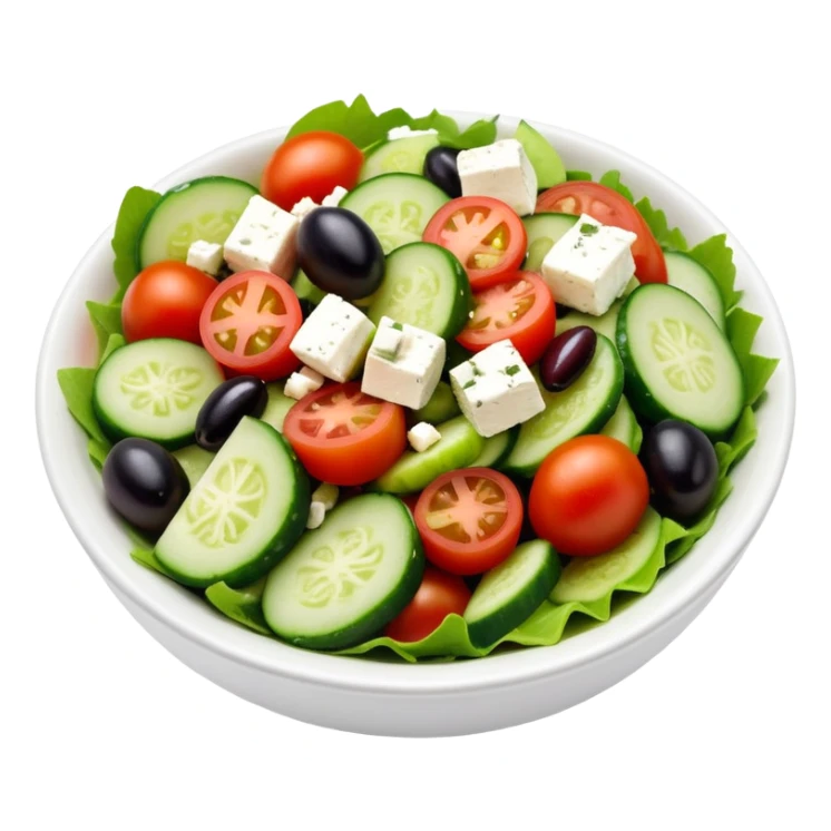 Greek salad sticker