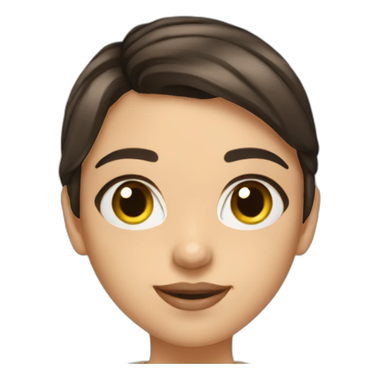 selfie-of-a-brunette-girl-wearing-a-seethrough-top sticker