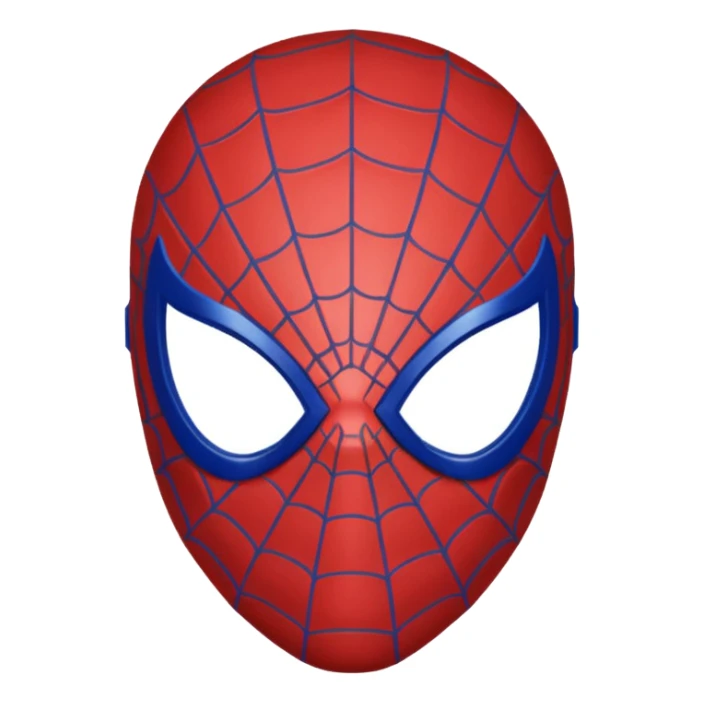 Spider man only face sticker