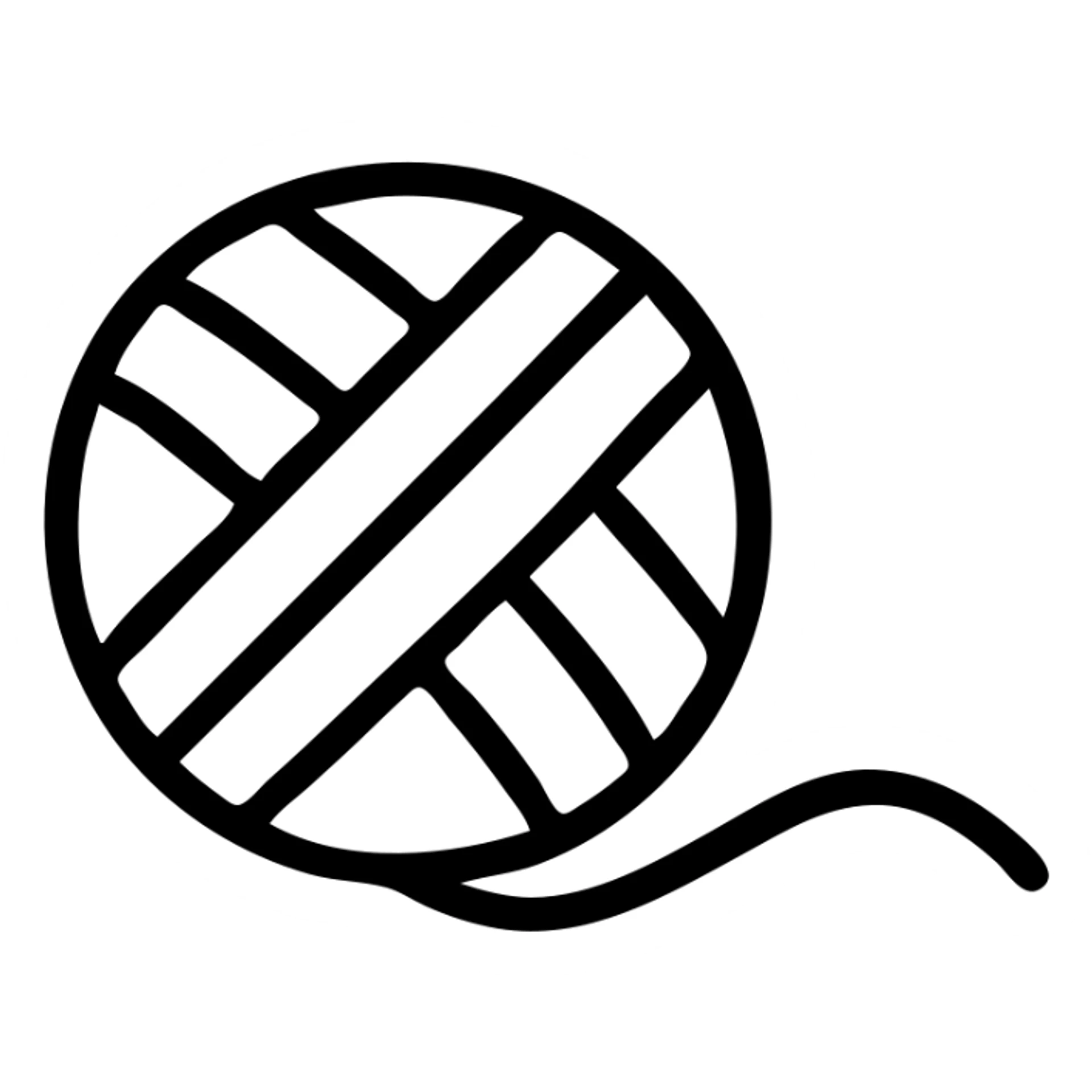 клубок минимализм sticker