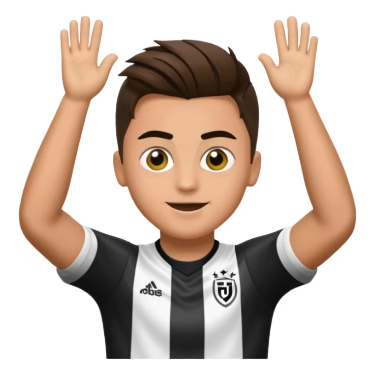 Hazme un emogi con la celebracion de paulo dybala sticker