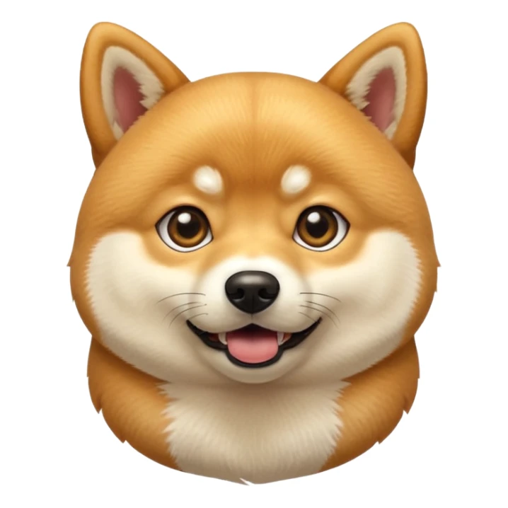 Funny dog like DOGE (cryptomoney) - Looks surprised sticker