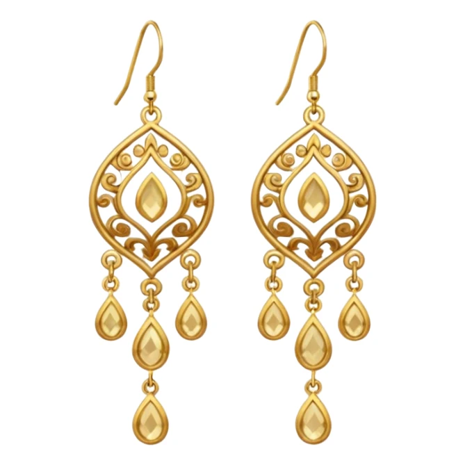 Earring of jimmiki sticker