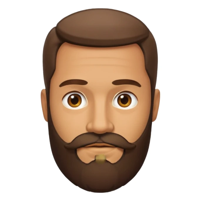Male, mid fourties’, Brazilian, 183cm, beard sticker