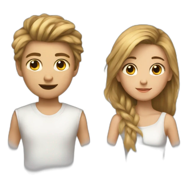 Nikita boy and Finja girl sticker