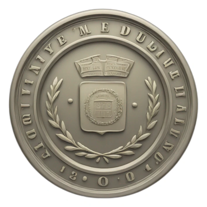 A company seal/stamp with the letters “Paid” written on it  sticker