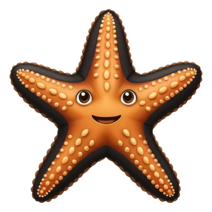 Starfish Dressed in black leather wear sticker