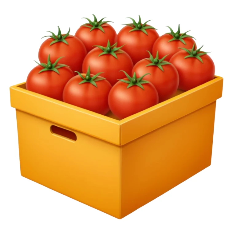 A box of tomatoes sticker