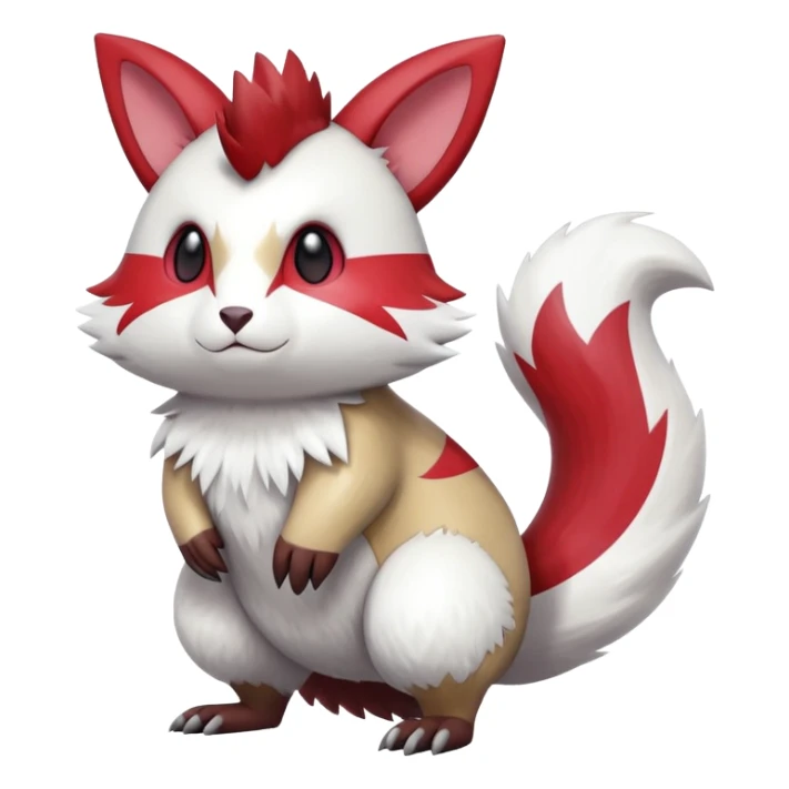 Shiny Furret-Zangoose-Hybrid (Full body) sticker