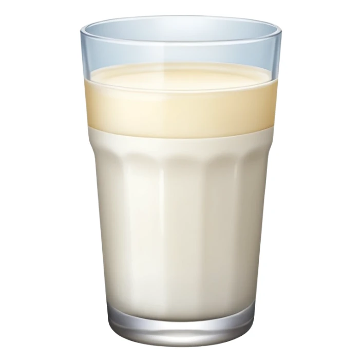 a glass of milk sticker