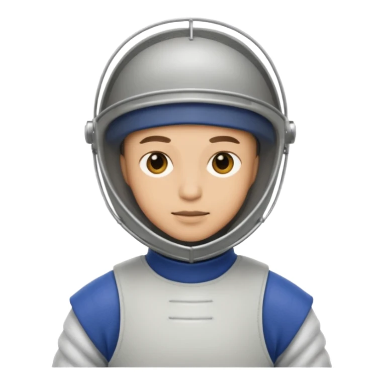 One of the two people who are fencing sticker