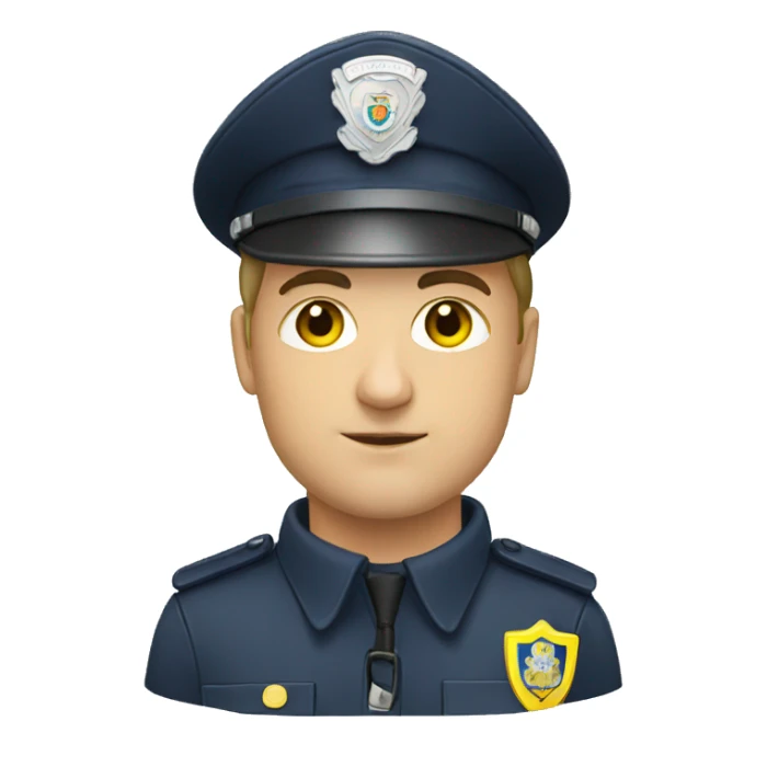 Ukranian police sticker