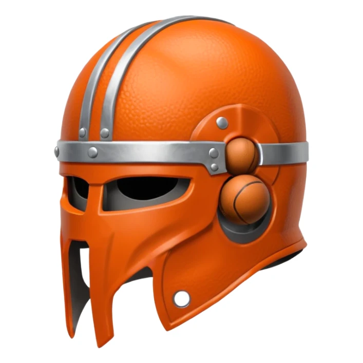Viking helmet + basketball basketball sticker