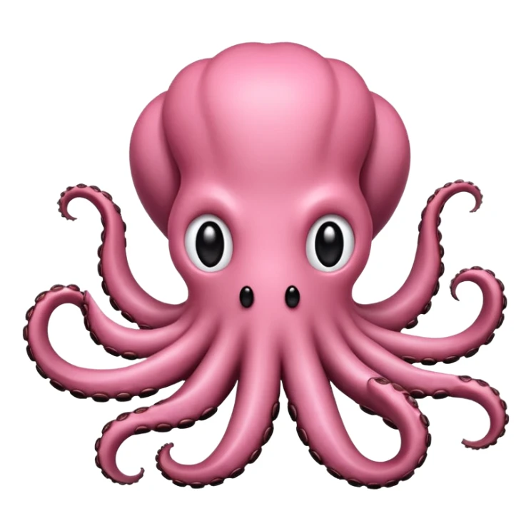 Gato de color rosa que se parezca a un pulpo sticker