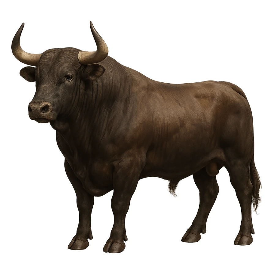 Bull sticker