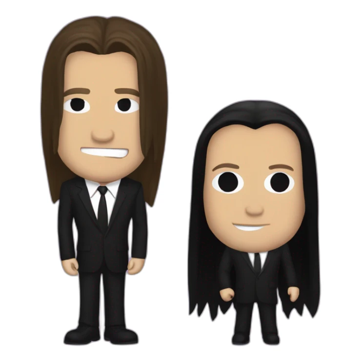 Barney stinson and joey jordison  sticker
