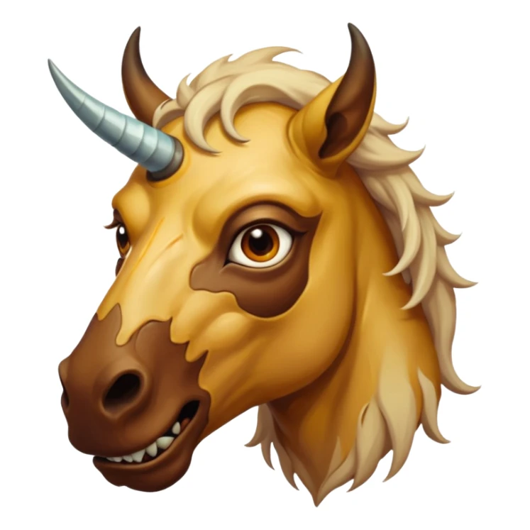 aesthetic brilliant divine lighting, oil paint  -  hieronymus bosch phantasmagoric mutated evil centaur sticker