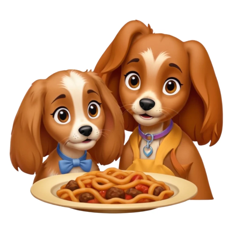 Lady and The tramp movie  sticker