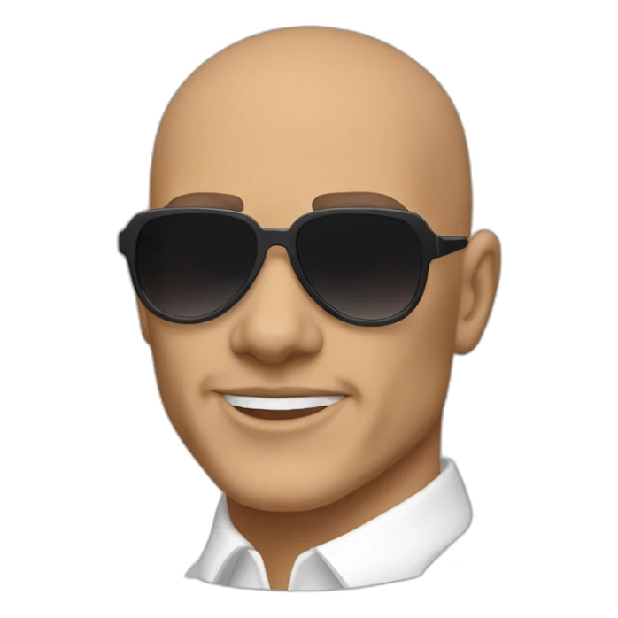 Armando Christian Pérez pitbull sunglasses sticker