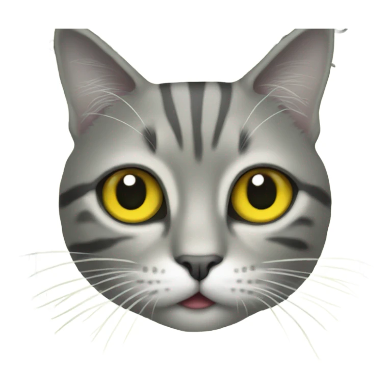 Cat emoji with dollar signs for eyes￼ sticker