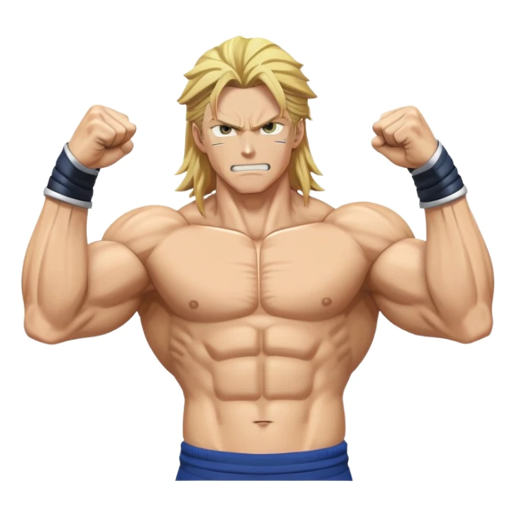 My hero academia all might raised fist sticker