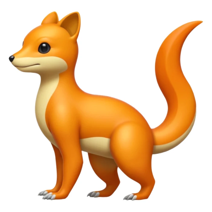 Buizel-Fakémon-hybrid-creature (full body)  sticker