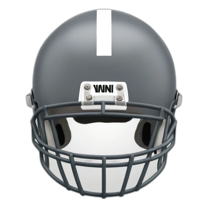 Denver donkey football helmet sticker