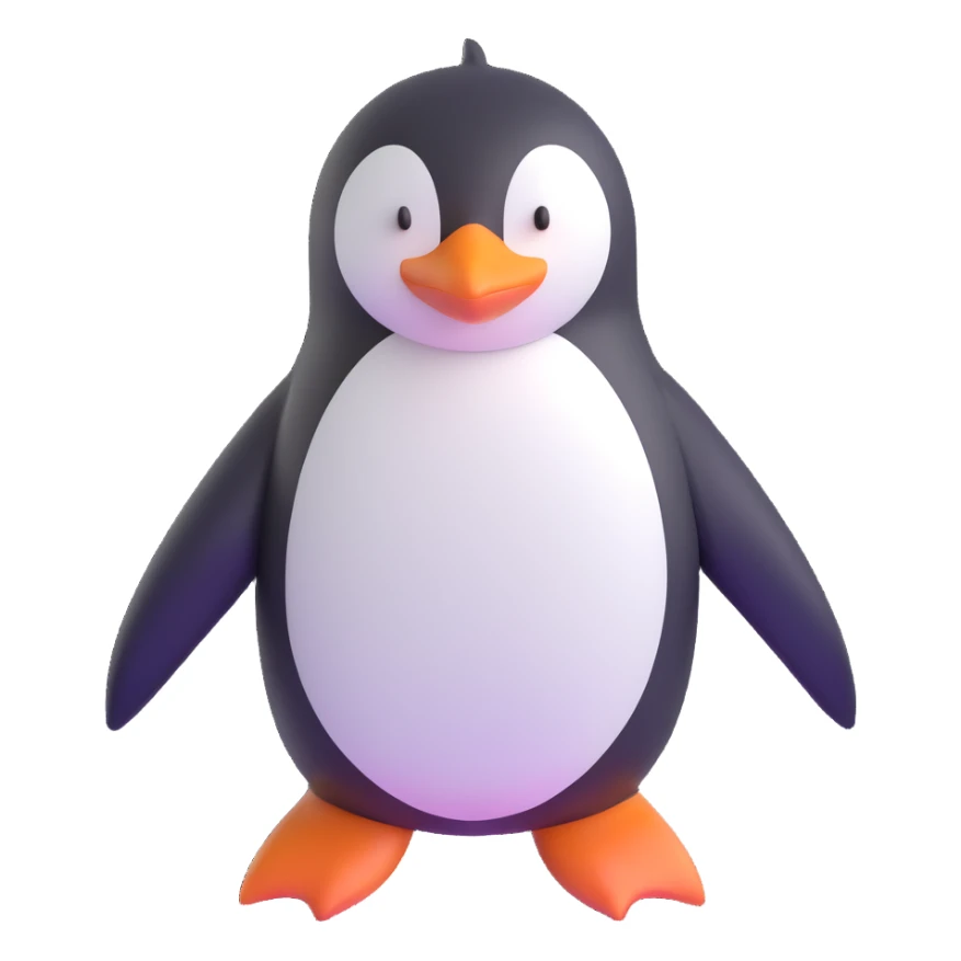 cute penguin sticker