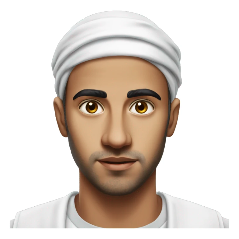 guy 24 years old arab 2011 photorealistic serious sticker