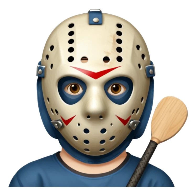 Jason Voorhees, looking cute, looks like he is in love sticker