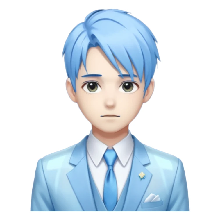 ethereal-pastel-transparent-translucent-gorgeous-spectral-dark-greyish-blue-whitish-gloomy-spectral-anime-poltergeist-man-with-blue-hair-with-a-beautiful-suit sticker