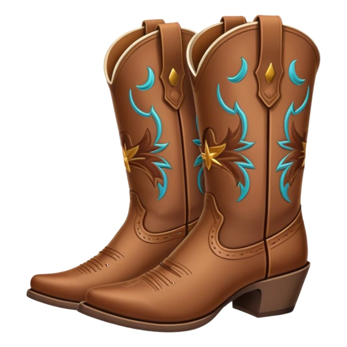 Cowgirl boots sticker