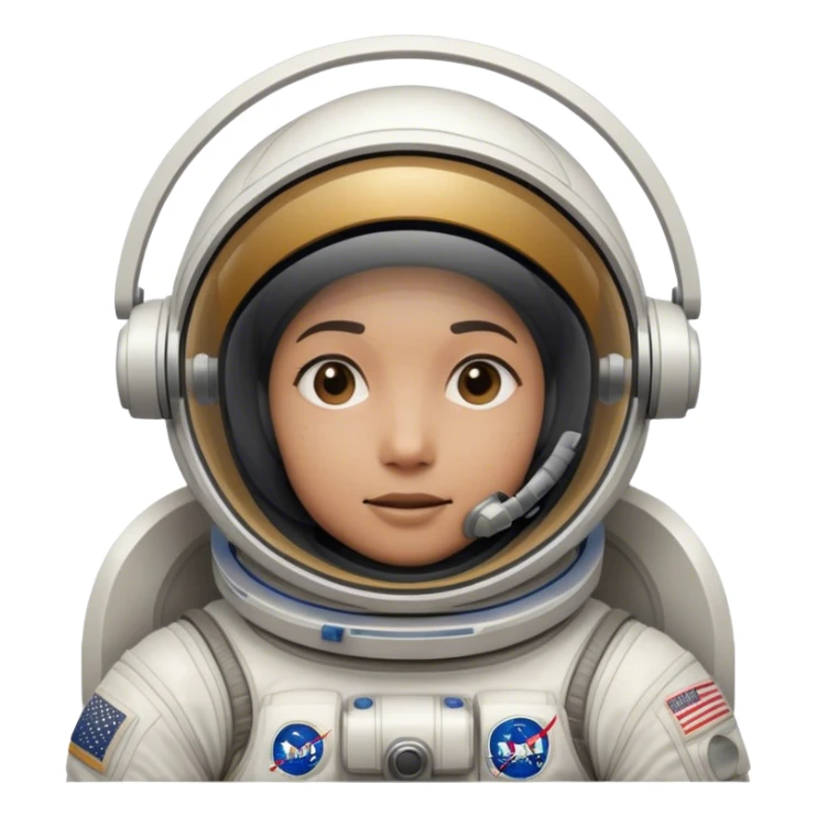 Cinematic Realistic mystery Astronaut visor down hiding face– A highly detailed depiction of an astronaut in a state-of-the-art space suit, floating weightlessly in the vast expanse of space. The reflective visor hides the face so we do not see the astronauts face, while intricate suit details and soft lighting create an immersive sense of realism. sticker