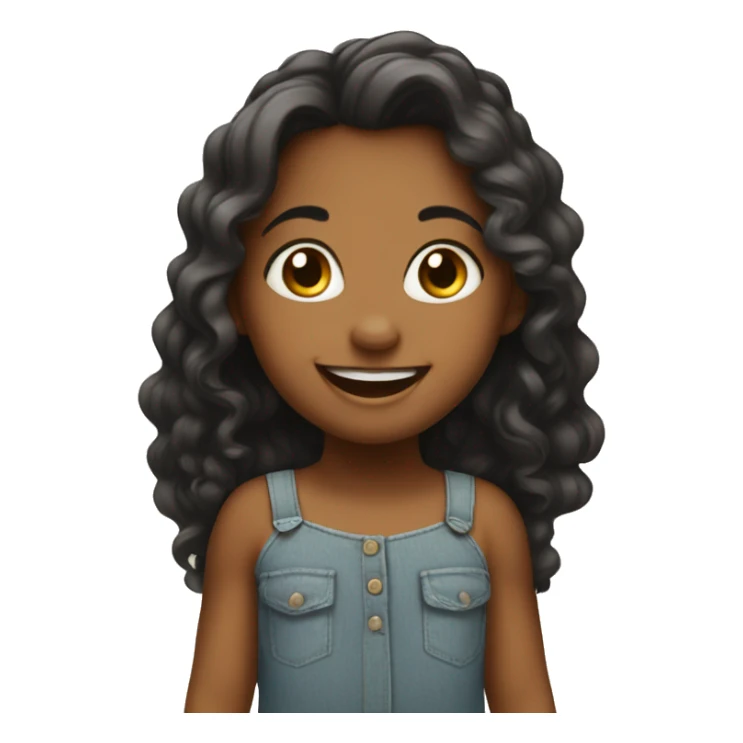 Happy girl baby sticker