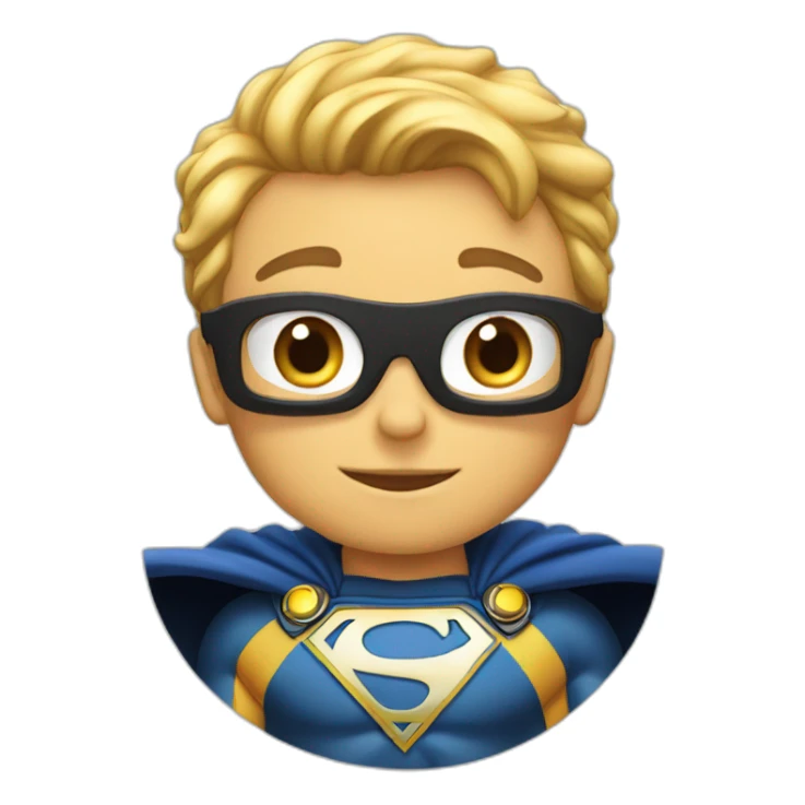 Super men 11th birthday celebrated  sticker