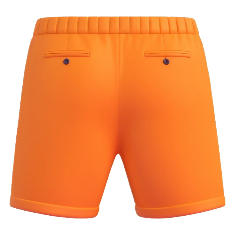 back view of a pair of shorts sticker