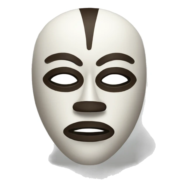 african mask sticker