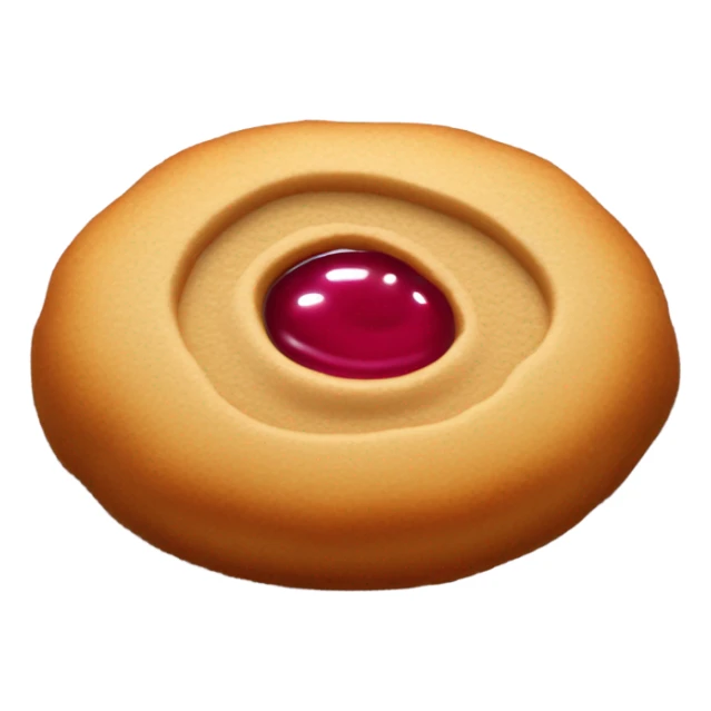 Thumbprint cookie sticker