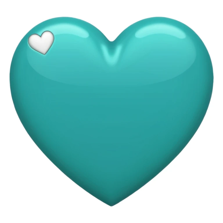 Teal heart with Canadian dollars sticker