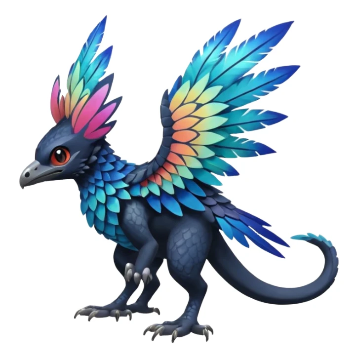  exotic Fakémon-Pokémon-Trico-Nargacuga-Vernid-creature sticker