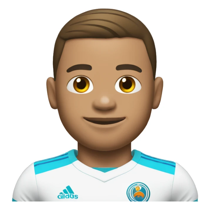 mbappé qui a un maillot de l’om sticker